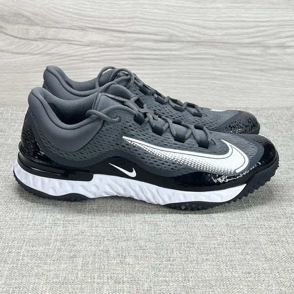 Nike Alpha Huarache Elite 4 Turf 'Black White' DJ6523 011 Size 14